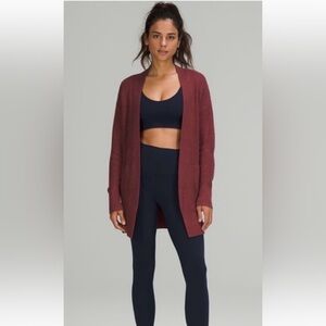 Women's Lululemon Burgundy Cardigan